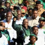 Jacob Zuma e apoiadores