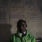 Innocent Kasereka, 30 anos, está internado em um hospital em Kanyabayonga, território sul de Lubero, província de Kivu do Norte