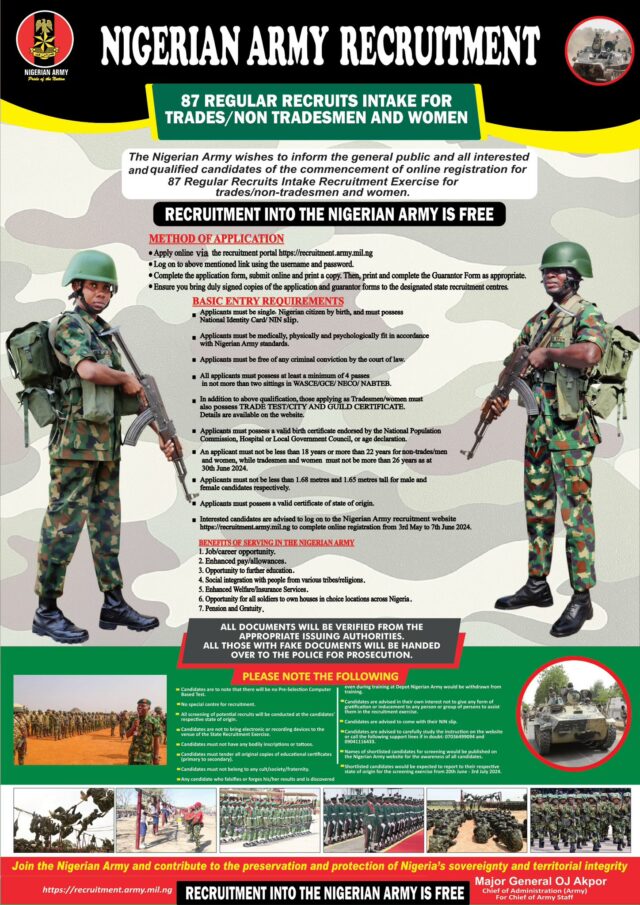 Recrutamento do Exército Nigeriano