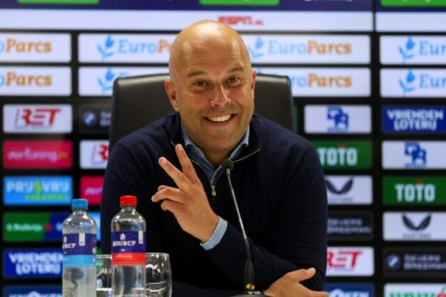 O técnico do Feyenoord, Arne Slot