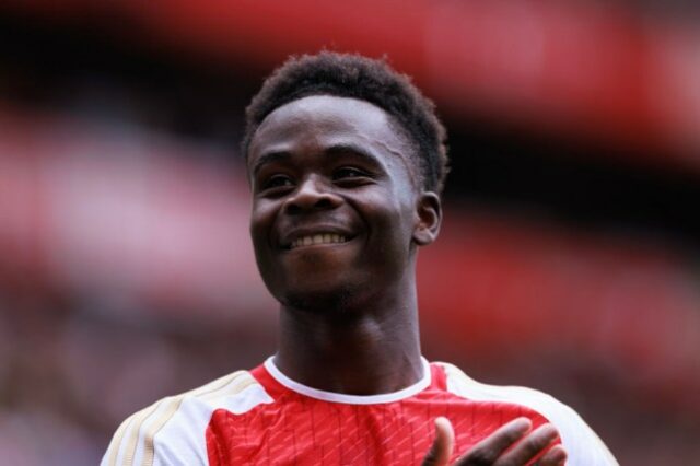 Bukayo Saka, estrela do Arsenal