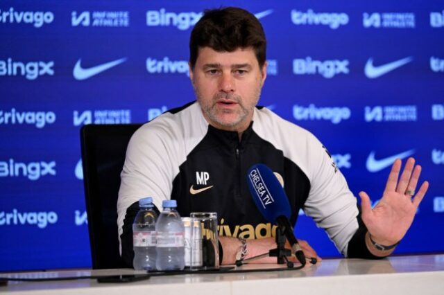 Mauricio Pochettino em coletiva de imprensa pré-jogo do Chelsea