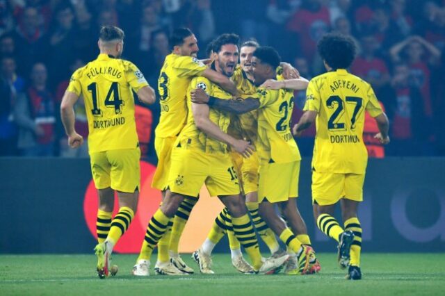 Mats Hummels marcou pelo Borussia Dortmund no Paris Saint-Germain