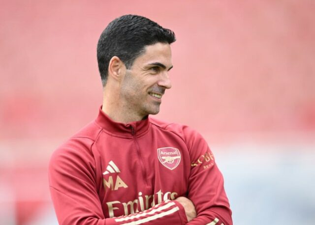 Técnico do Arsenal, Mikel Arteta 