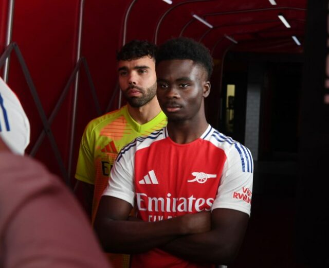 Buakyo Saka não estava na equipe do Arsenal para o jogo imperdível do Arsenal contra o Everton