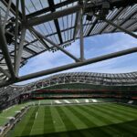 Uma visão geral do Estádio Aviva antes da Liga Europa de 2024