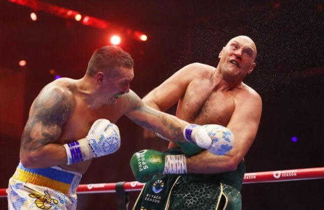 Oleksandr Usyk já foi eleito o favorito para vencer Tyson Fury em uma revanche 