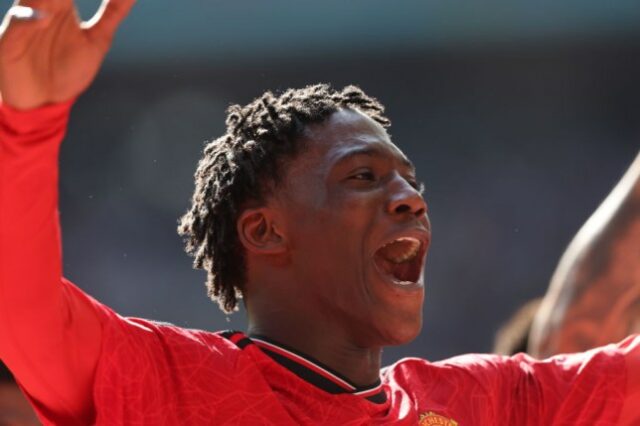 Kobbie Mainoo, estrela do Manchester United