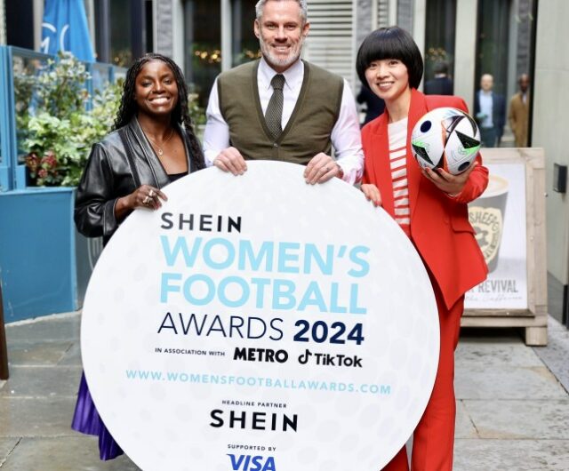 Metro, TikTok, Shein e Visa patrocinam a premiação deste ano (Foto: Women's Football Awards)