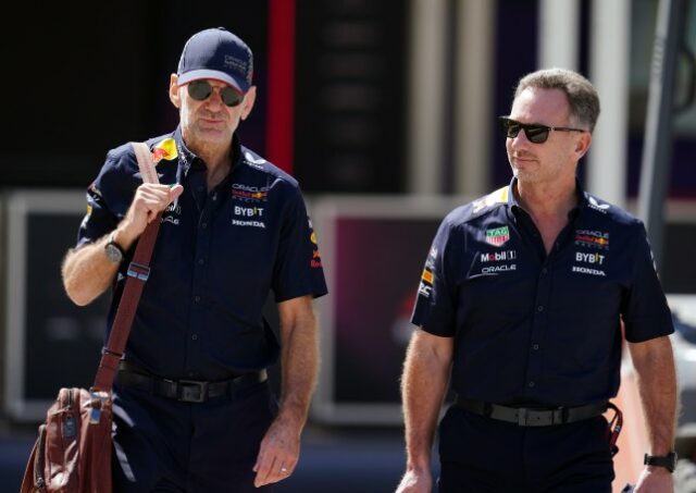 Adrian Newey (à esquerda, ao lado de Christian Horner) tem sido um grande fator para a Red Bull