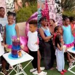 Sophia Momodu comemora o 9º aniversário de Imade com uma festa de aniversário