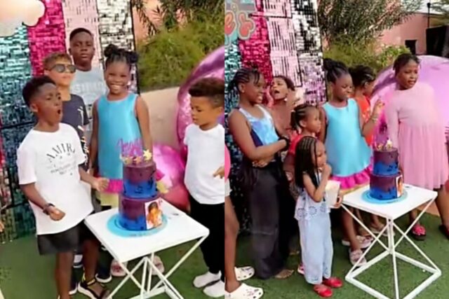 Sophia Momodu comemora o 9º aniversário de Imade com uma festa de aniversário