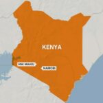 Mapa do Quênia