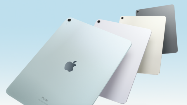 Cores do iPad Air (2024).