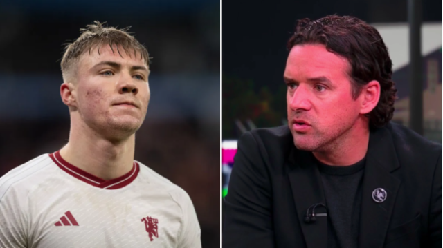 O atacante do Man Utd, Rasmus Hojlund, e o ex-astro Owen Hargreaves