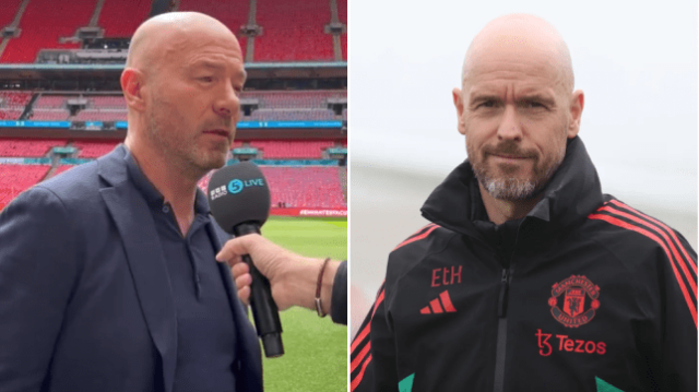 Alan Shearer atacou no momento dos relatórios alegando que Erik ten Hag seria demitido