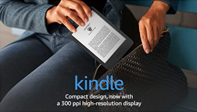 O Kindle padrão da Amazon está à venda por US$ 80