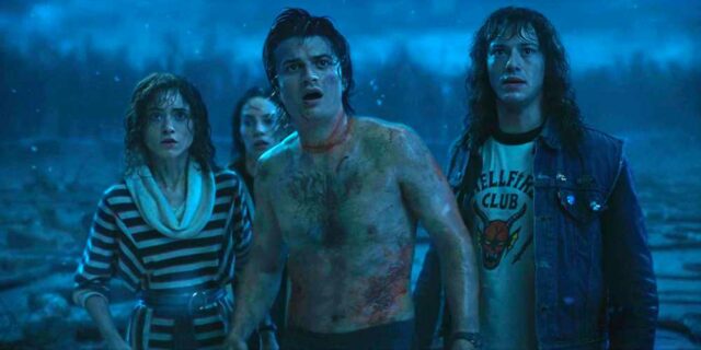 Novas fotos do BTS da 5ª temporada de Stranger Things não parecem boas para o final de Steve Harrington