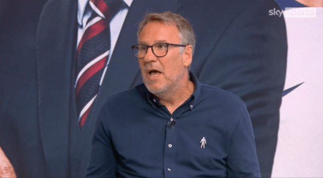 Lenda do Arsenal, Paul Merson, na Sky Sports