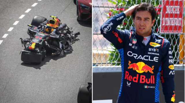 O piloto da Red Bull, Sergio Perez