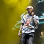 Chris Brown se apresentando no WGCI Big Jam Concert em Chicago