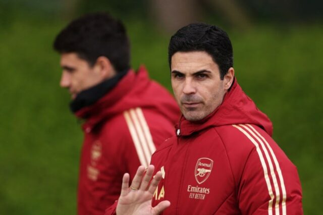 Técnico do Arsenal, Mikel Arteta