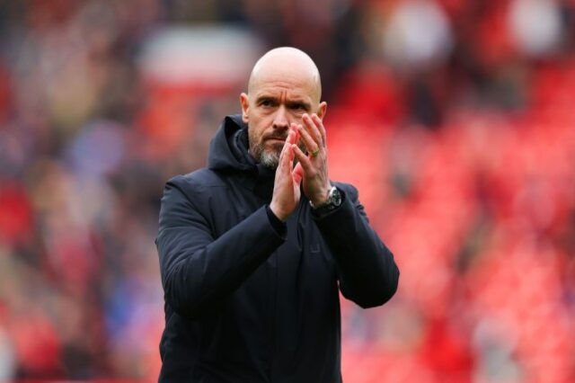 Erik ten Hag, técnico do Manchester United, 