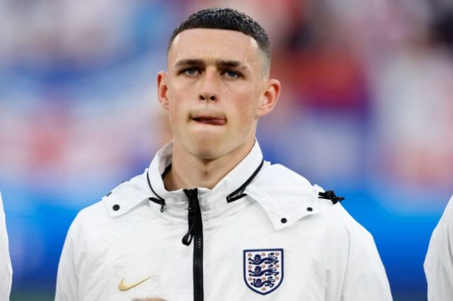 Estrela da Inglaterra Phil Foden na Euro 2024