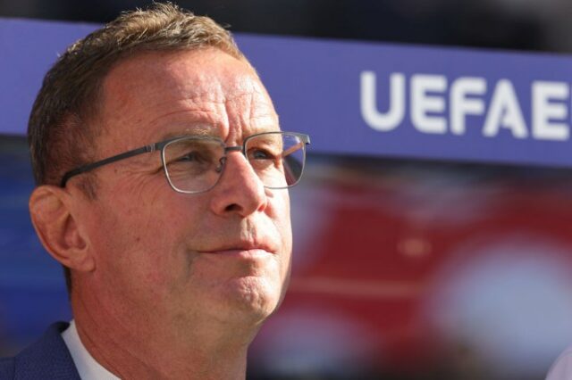 O seleccionador austríaco, Ralf Rangnick 