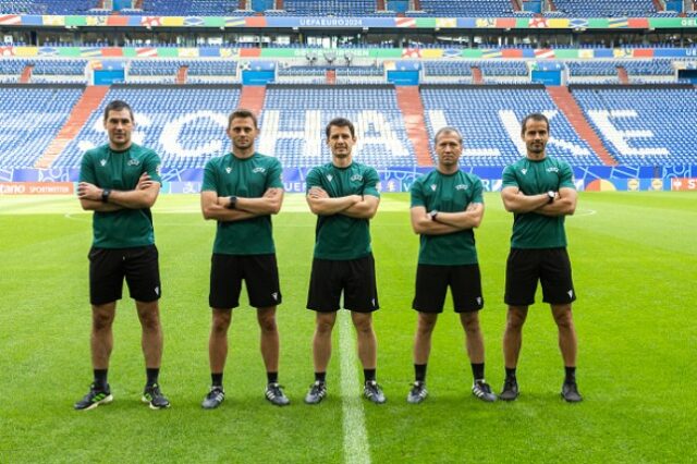 Sessão de treino de árbitros - Inglaterra - Eslováquia: oitavos-de-final - UEFA EURO 2024