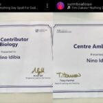 Sunmbo Adeoye comemora conquistas da Universidade Nino