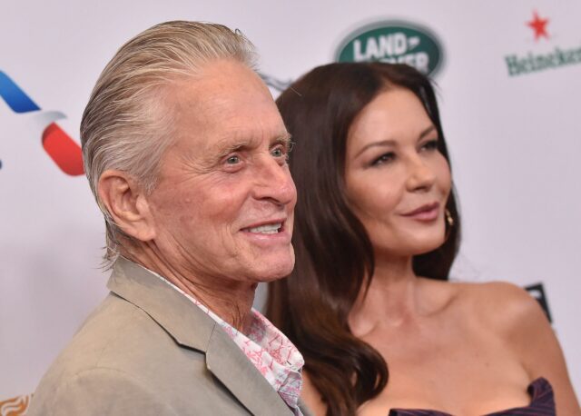 Catherine Zeta-Jones e Michael Douglas