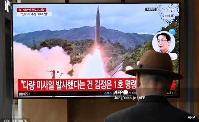 Coreia do Norte dispara míssil balístico no mar, afirma Coreia do Sul
