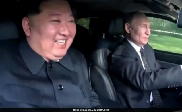 Ver: Putin leva Kim Jong Un para dirigir em uma limusine e depois lhe dá um carro