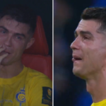 Cristiano Ronaldo começou a chorar após a final da Taça do Rei