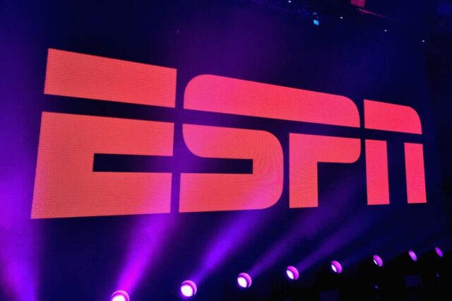 Uma visão do logotipo durante a ESPN The Party em 5 de fevereiro de 2016 em São Francisco, Califórnia.