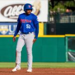 Orelvis Martinez com uniforme do Buffalo Bisons