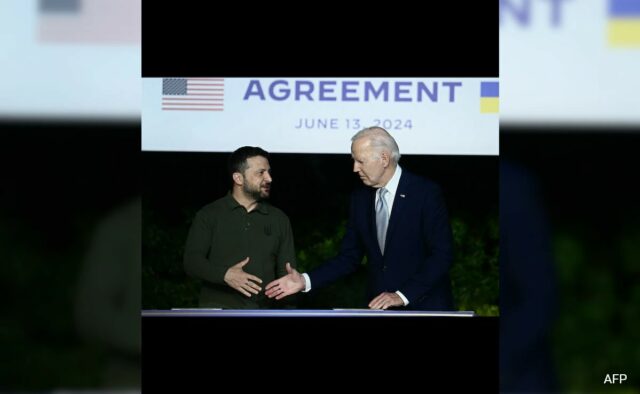 Biden e Zelensky assinam acordo de segurança “histórico” de 10 anos