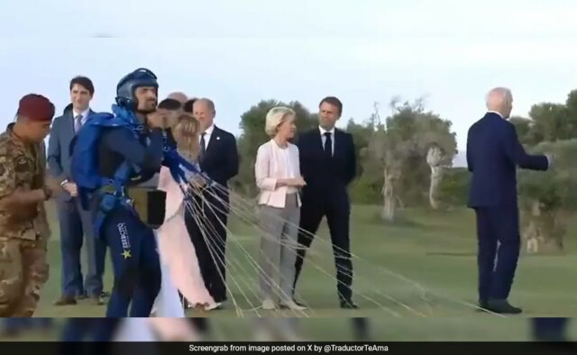 Ver: Biden se afasta antes da foto do G7, primeiro-ministro italiano o guia de volta