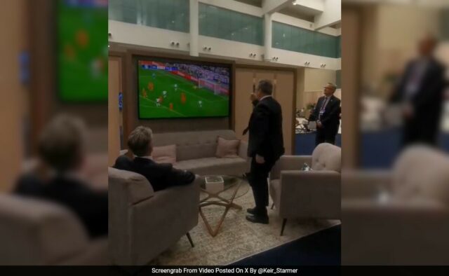 Vídeo: Primeiro-ministro recém-eleito do Reino Unido faz uma pausa na reunião da OTAN para assistir ao jogo do Euro