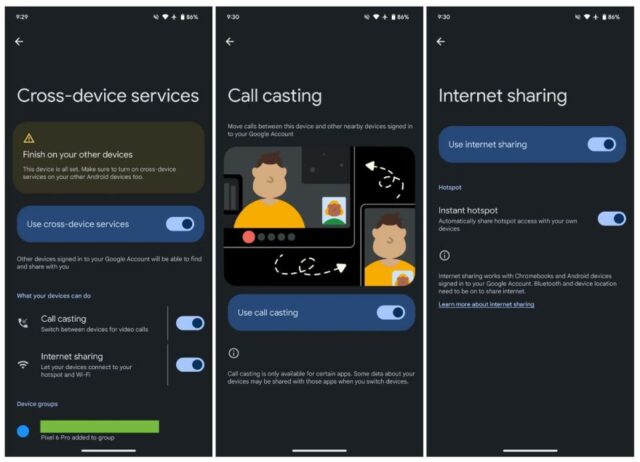 Recurso Android que permite transferir chamadas para outro dispositivo agora em implementação