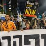 Manifestantes de Israel