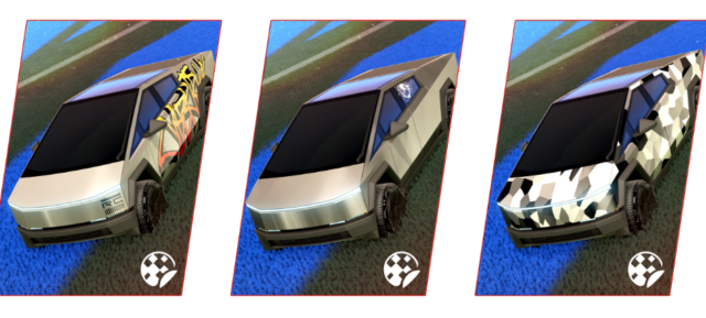 O novo DLC Cybertruck para Fortnite e Rocket League vem com seis skins exclusivas, todas gritando 