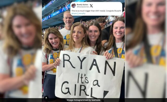 O nadador americano Ryan Murphy aprende o sexo de seu bebê depois de ganhar a medalha de bronze olímpica