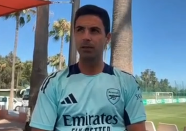 Mikel Arteta está atualmente em Marbella antes da campanha de pré-temporada do Arsenal