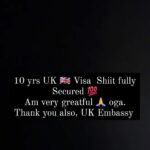 Israel DMW agradece a Davido por ajudá-lo a conseguir um visto de dez anos para o Reino Unido.