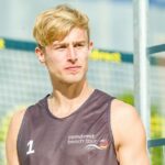 Jogador holandês de vôlei de praia Steven van de Velde