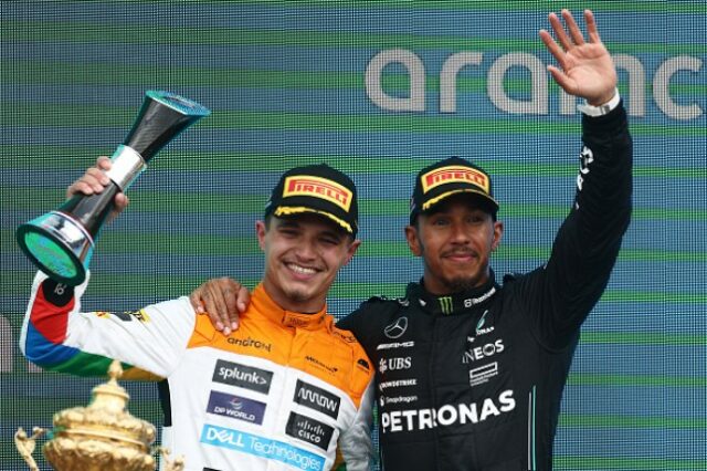 F1 é estrelado por Lando Norris e Lewis Hamilton no Grande Prêmio da Inglaterra