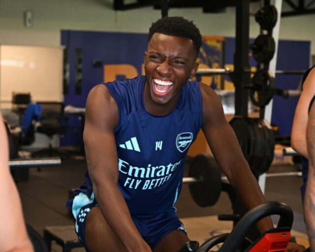Eddie Nketiah está cada vez mais perto de completar sua transferência do Arsenal para o Marselha 