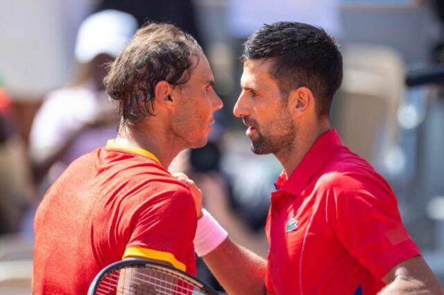 Novak Djokovic superou Rafael Nadal nas Olimpíadas de Paris